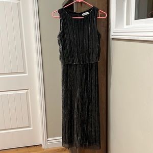 H&M Girls Jumpsuit Size 12 Black with shimmer